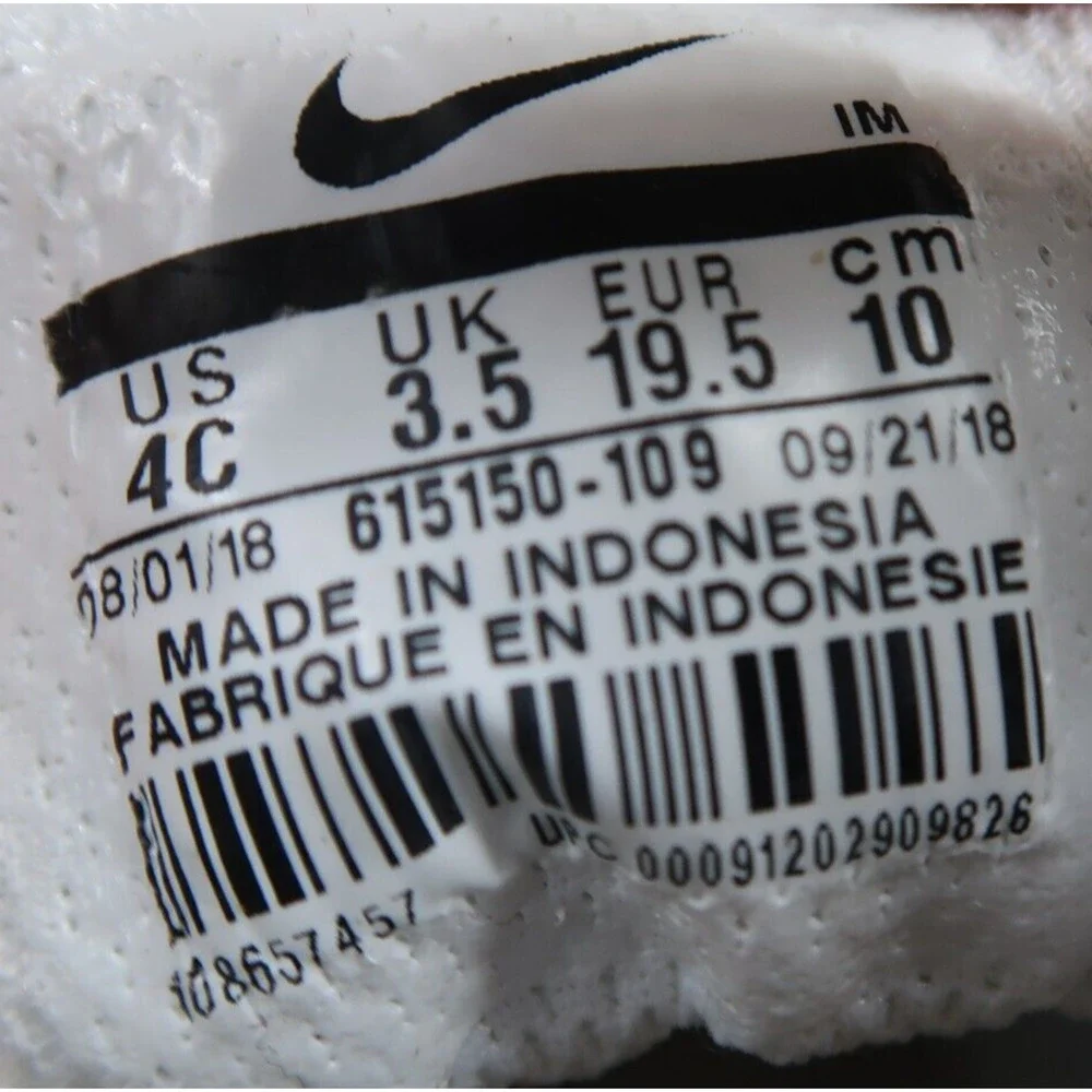 Nike Shoes Baby 4 Sneaker Son Of Force Toddler Basketball Perforated White Strap